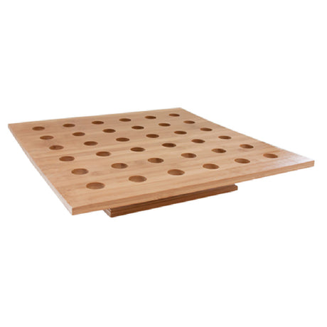 PacknWood 210SBAM36 - Cone/Temaki Display, 15.7" X 15.7" X 3"H, Square