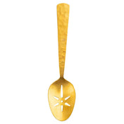 TableCraft Products 12994 - Solaire Collection Spoon, 2" X 1" X 9", Slotted