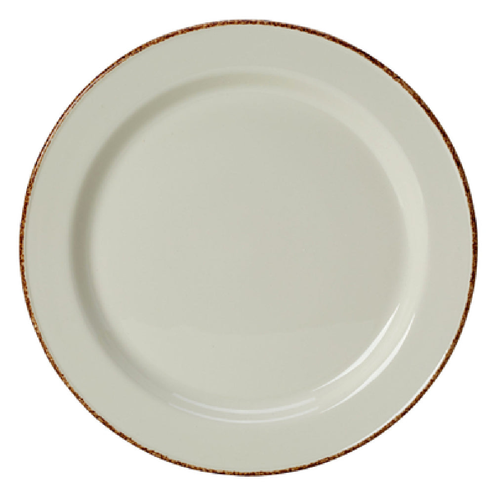 Steelite 17140210 Slimline Plate 10" Dia. Round