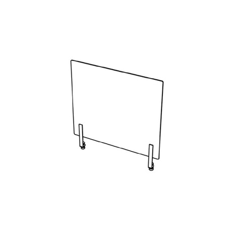 Bauscher Hepp VE-66047 - Venta® Sneeze Guard, Vertical Protection Shield, Made Of Acrylic Glass (transparent)