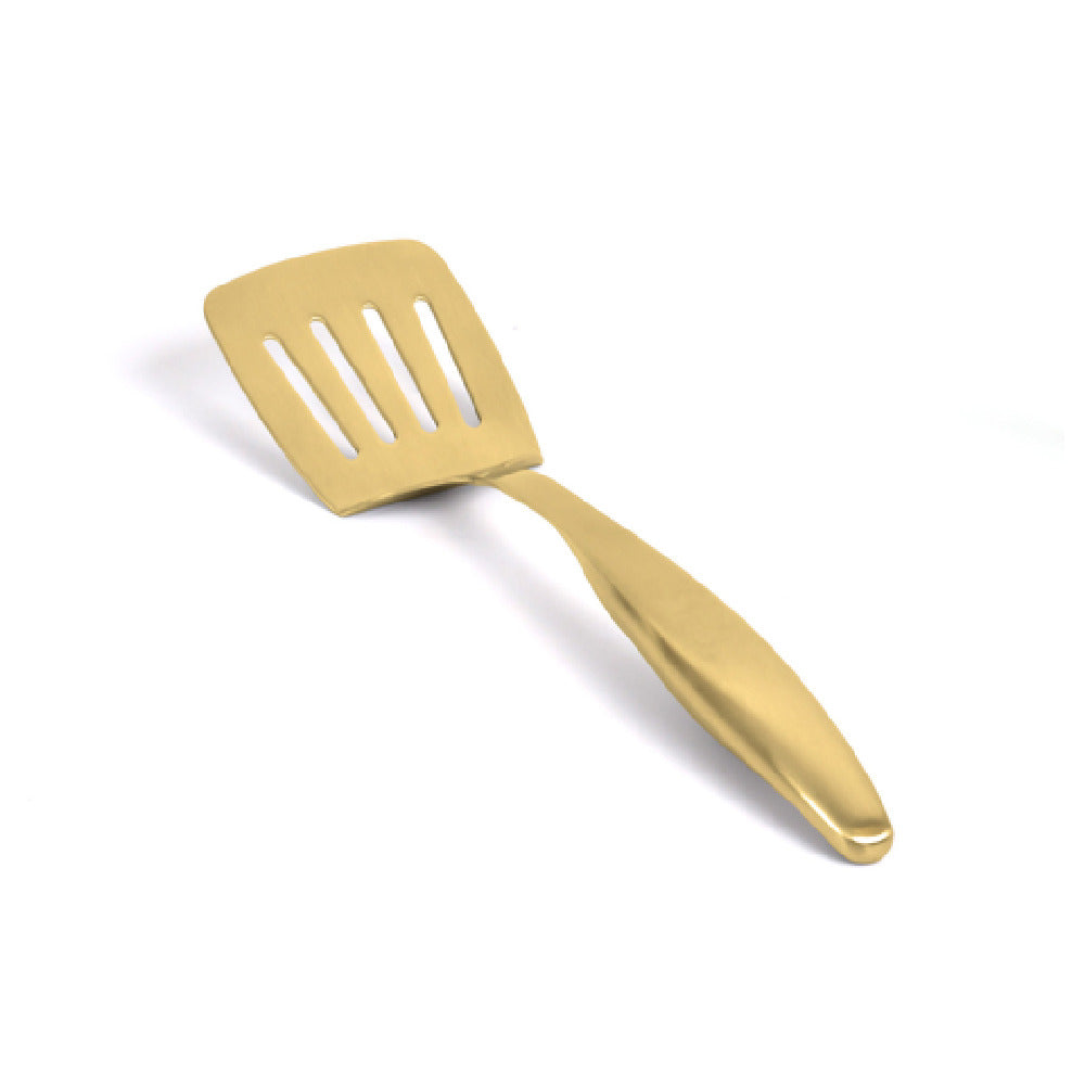 FOH BUT038GOS23 Slotted Turner 10-1/4" Brushed Stainless Steel