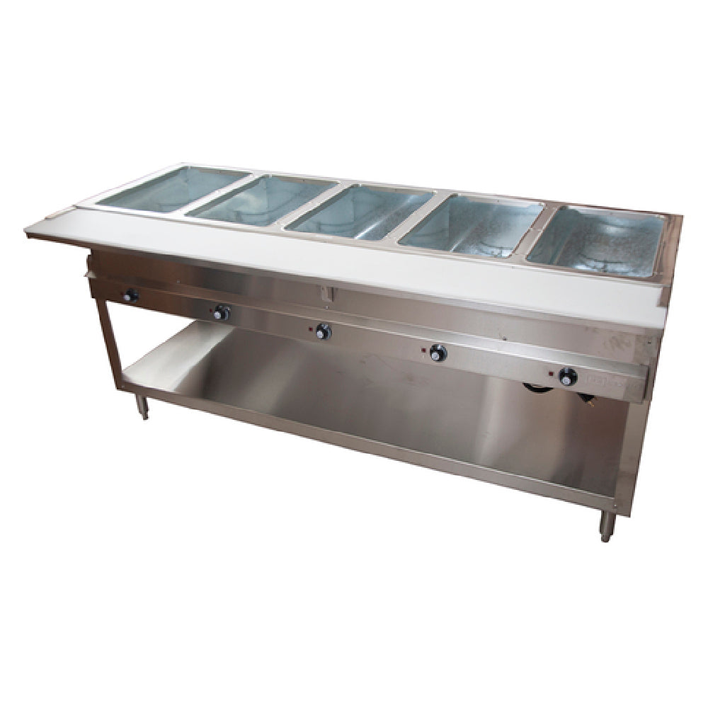 BK Resources STE-5-120 Steam Table Electric 72-3/8"W X 30-1/2"D X 34"H