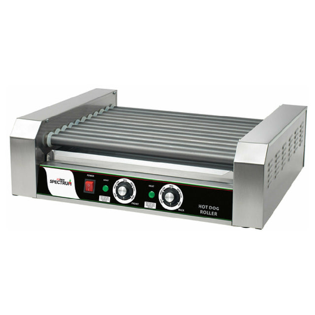 Winco EHDG-11R Spectrum™ RollsRight™ Hot Dog Grill Roller Type Capacity: 30 Hot Dogs