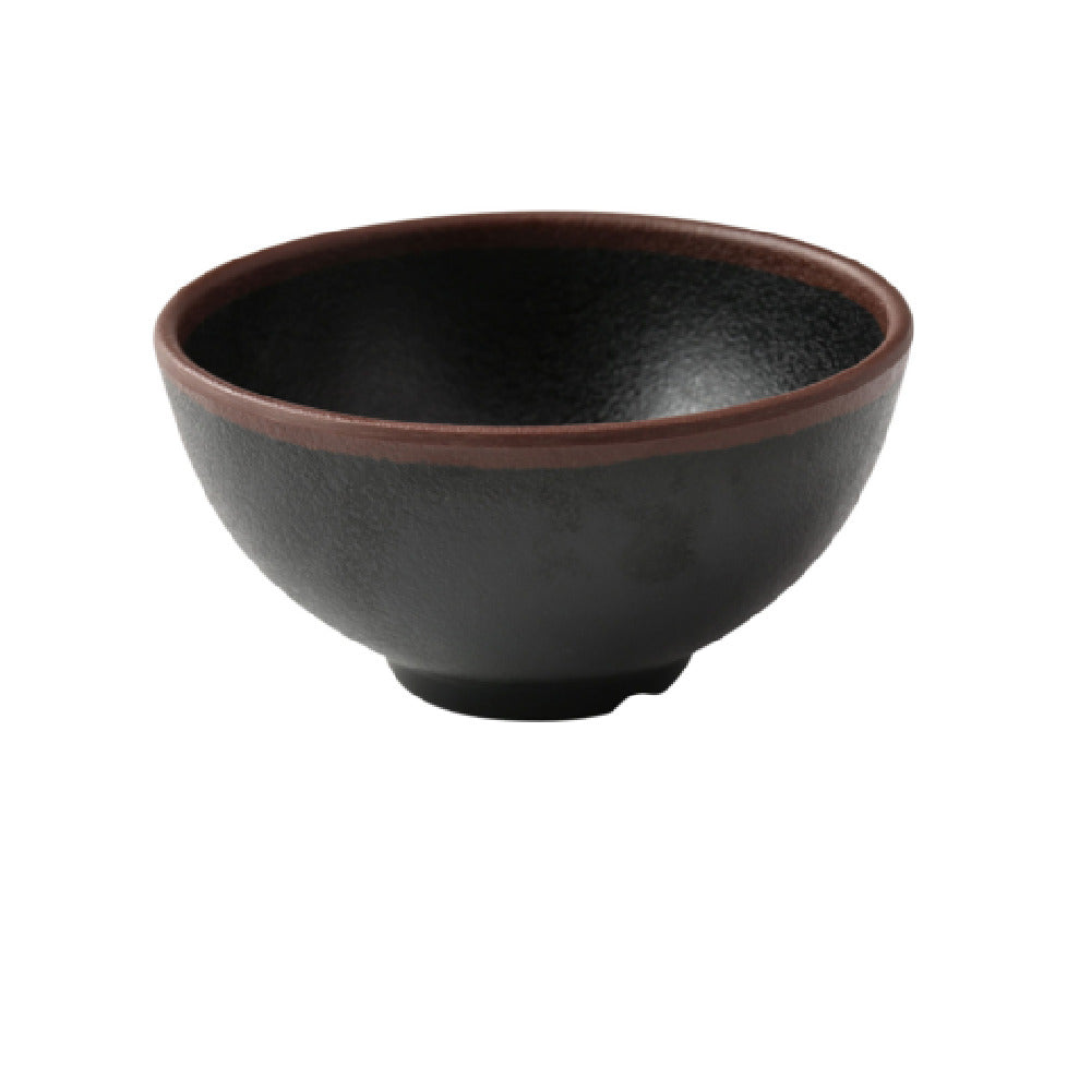 Yanco NA-504BK Nature Art Rice Bowl 4-1/2"dia. X 2-1/4"H 10 Oz
