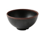Yanco NA-504BK Nature Art Rice Bowl 4-1/2"dia. X 2-1/4"H 10 Oz