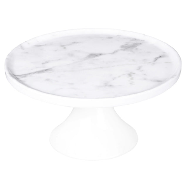 Elite Global Solutions M8RPKT-C Melamine Plate Stand 8" Dia. X 4"H Round