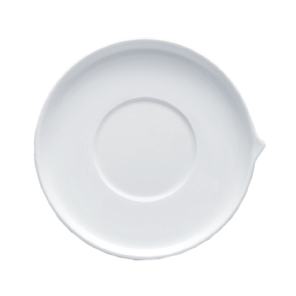 Bon Chef 1400007P Stacked Lines Saucer 5-1/2" Dia. Porcelain