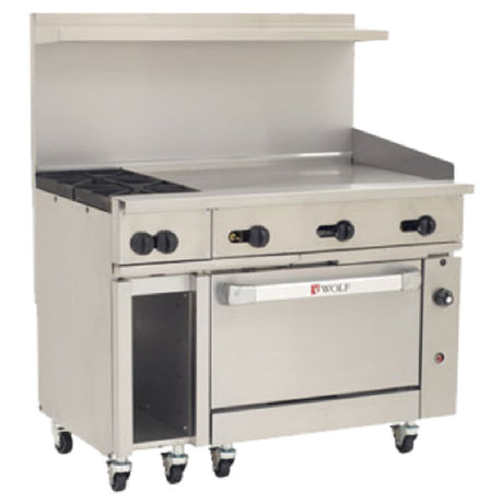 Wolf C48C-2B36G_LP Challenger XL™ Restaurant Range Gas 48"