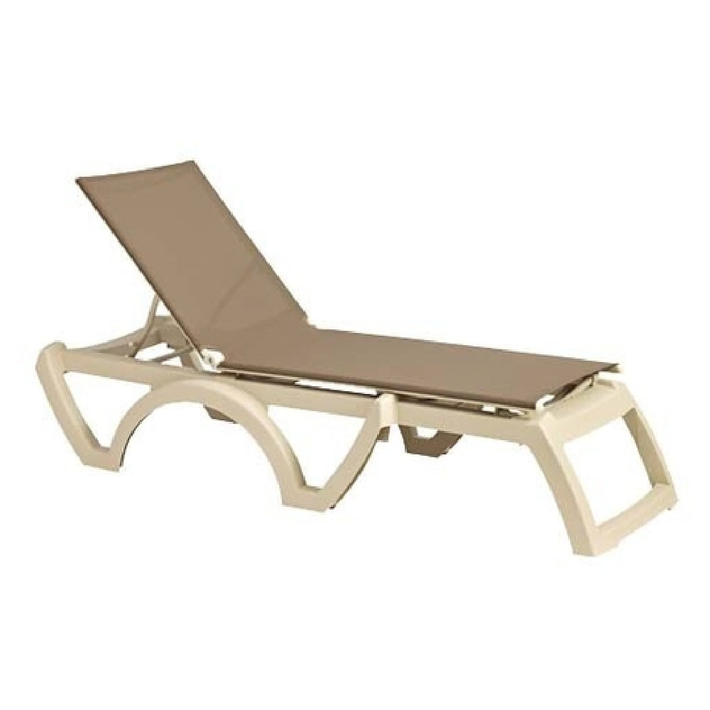 Grosfillex US167181 Jamaica Beach Chaise Stackable Without Arms