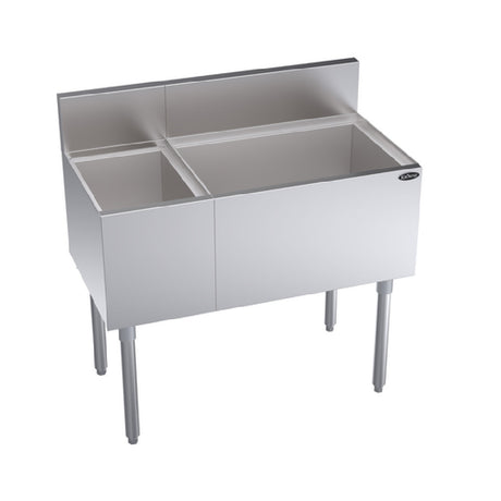 Krowne KR19-M36R Royal Series Underbar Combination Ice Bin Ice Bin With Bottle Well