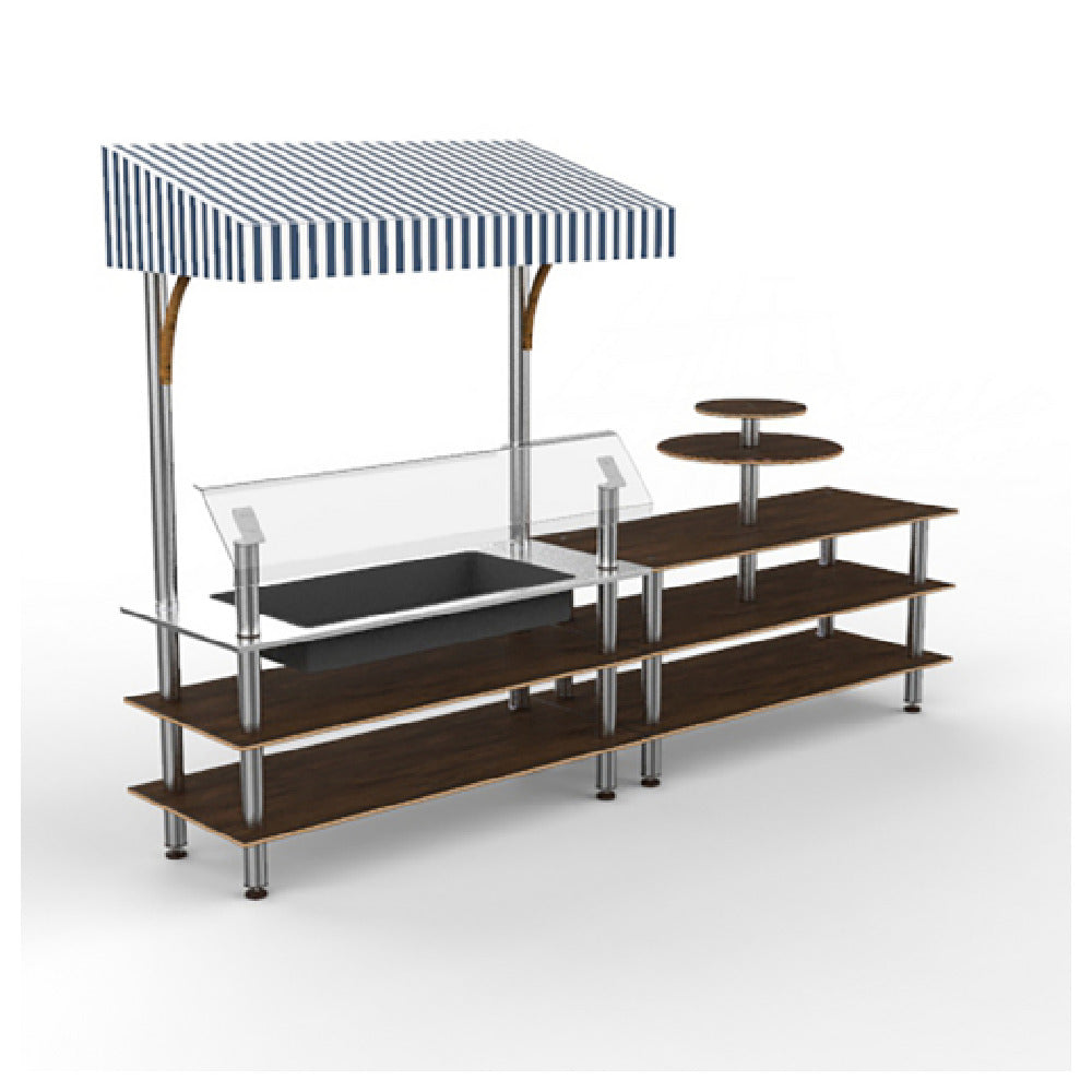 Steelite MGCMLE04WSWF Display Station Mixed Materials (minimum = Case Quantity 1 Per Case) (repack Item)