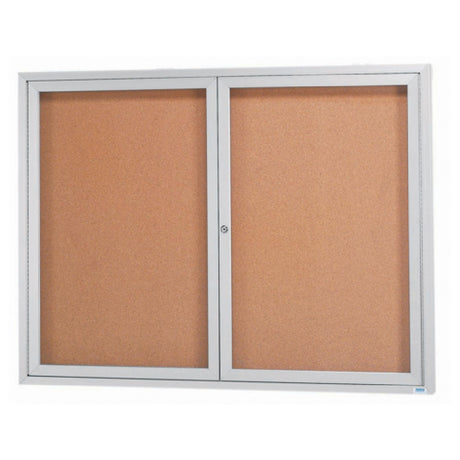 Aarco DCC3648R Aluminum Bulletin Board 48"W X 36"H Enclosed