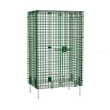 OlympicJSEC53K-CTN Security Cage Enclosure Kit For 24" X 36" Shelving Chromate With Olympic Green-Guard™ Epoxy Finish (shelves Posts Are Required & Sold Separately)