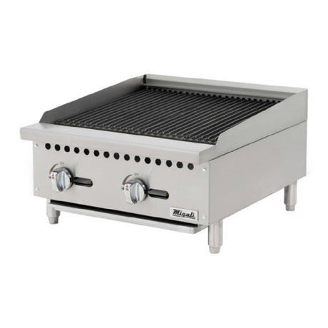 Migali Industries C-RB24 Competitor SeriesÂ® Charbroiler Countertop Natural Gas