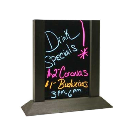 Menu Solutions WPFWE-B Table Tent 5" X 7" Wet Erase Board