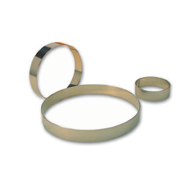 Matfer 371207 Entremets Ring 8-3/4" ID X 1-3/8"H Round