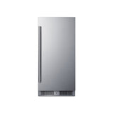 Summit SDHR1534 Undercounter All-refrigerator 15"W 1.8 Cu.ft. Interior