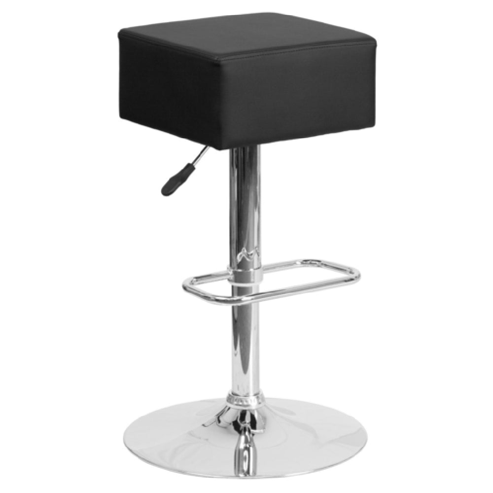 Flash Furniture CH-82058-4-BK-GG Swivel Bar Stool Adjustable Height Contemporary Style