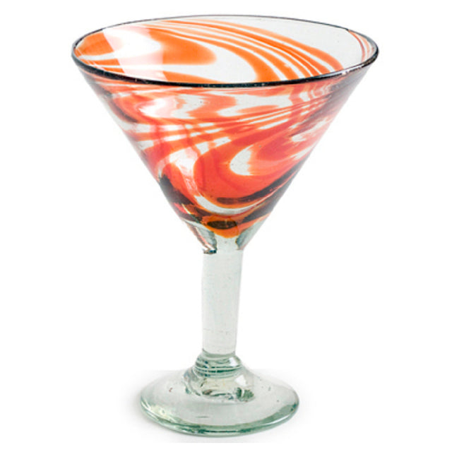 Orion Trading & Design G266-OS Swirl Classic Margarita Glass 15 Oz. 5-1/2" Dia. X 7"H
