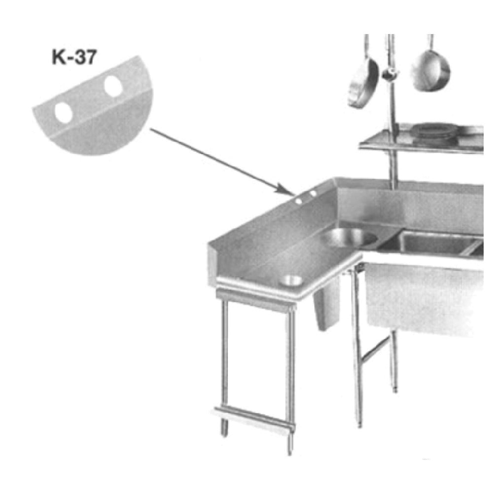 Advance Tabco K-37 Anti-Siphon Vacuum Breaker Holes