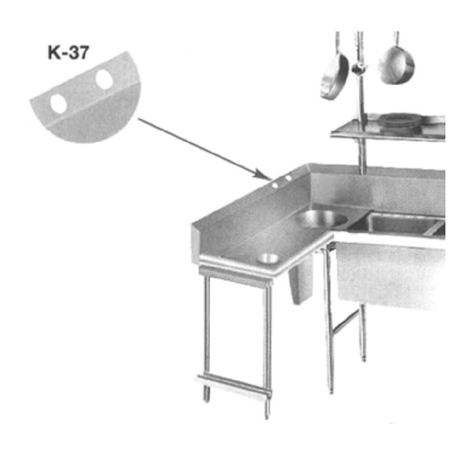 Advance Tabco K-37 Anti-Siphon Vacuum Breaker Holes