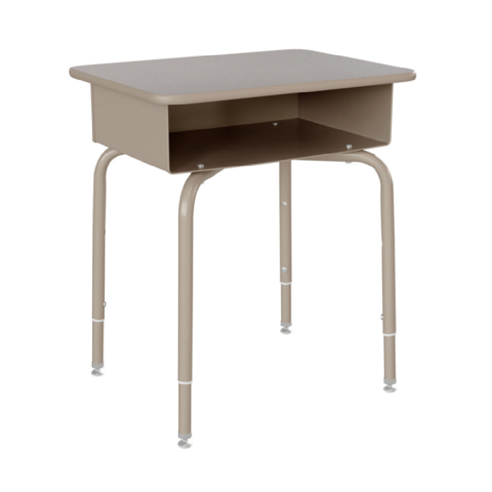 Flash Furniture FD-DESK-GY-GY-GG Billie Student Desk 24"W X 18"D X 22-1/4" To 31-1/4" Adjustable Height