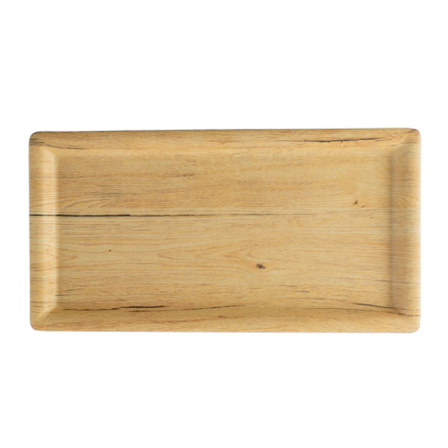 Tablecraft 12461 Timber Melamine Collection™ Serving Tray 11" X 5.75" X 0.75"