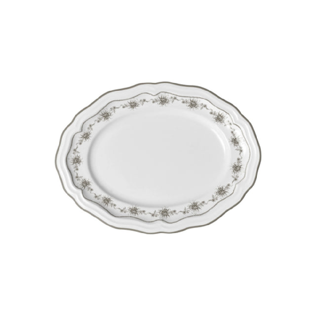 Steelite 62531FP818 Oval Platter 9.0" X 6.75" X 0.875" Adelina