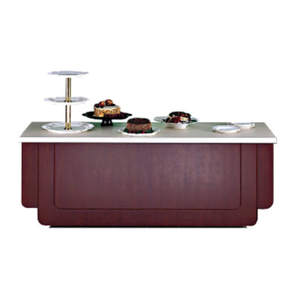Bon Chef 50080 - Classic Buffet Station, 8' L X 30" W X 34-1/2" H, With Standard Corian Top