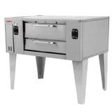 BakeMax BMBPD125 Pizza Stone Hearth Deck Oven Natural Or LP Gas 66.4"W X 48"D X 62"H