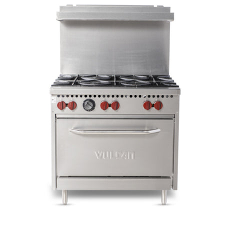 Vulcan SX36-6BN SX Series Restaurant Range Natural Gas 36"