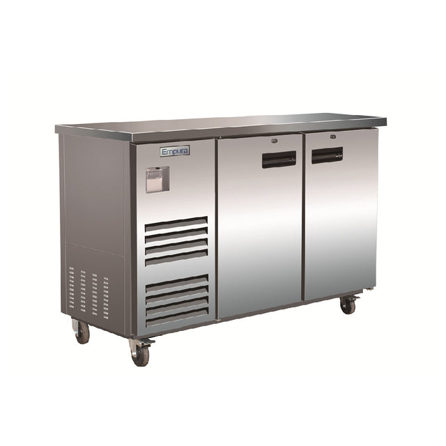 Empura Refrigeration E-KBB60M-2-S Back Bar Cooler 2 Swing Solid Doors 58"W X 27.6"D X 42.5"H
