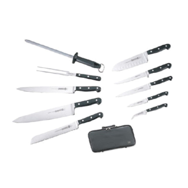 Mundial 51-984 - 5100 Series Executive Chef's Set, 11 Piece, Fully Forged