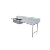 Omcan 48490 (48490) Soiled Dishtable Straight Design 96"W X 30"D X 44"H