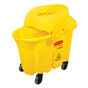 Rubbermaid FG759088YEL - WaveBrake® Institutional Mopping Combo, 35 Qt. Bucket Capacity