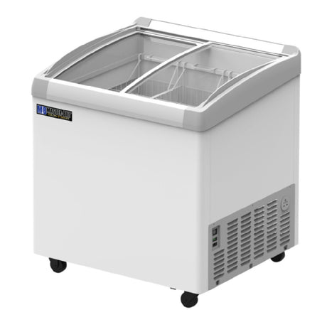 Master-Bilt MSC-31AN COLDIN-3™ Display Freezer 8.3 Gross Cu. Ft. Curved Tempered Glass Sliding Lids