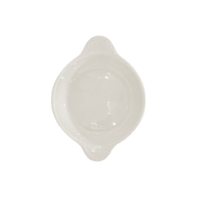Steelite DCI435W Shirred Egg 14 Oz. 9"L X 7-1/3"W X 1-1/3"H