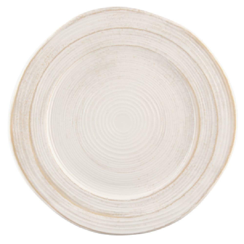 GET Enterprises D1134ST-OWD Elite Global Solutions Plate 11-3/4" Dia. X 1"H Irregular Round