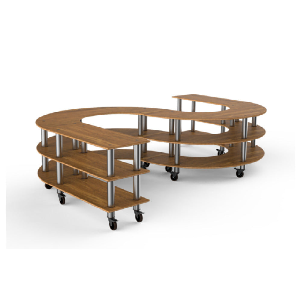 Steelite MGCMSB05BSXW - Large S Buffet Station, 141.0" X 88.0" X 35.0", Modular