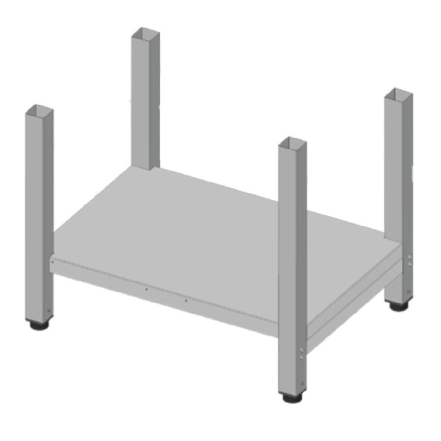 UNOX XWARC-00EF-M Intermediate Open Stand For ChefTop MIND.Maps™ Plus Compatible With XAVC-10FS & XAVC-06FS Models (WxDxH) 33 3/16" X 28 1/8" X 18 1/4"