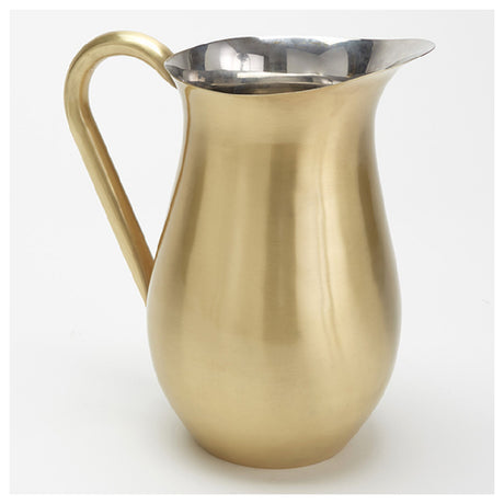 American Metalcraft BWPG84 Bell Pitcher 84 Oz. 8-3/4" X 5" X 9-1/4"H 201 Stainless Steel