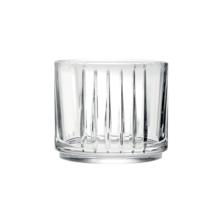 Steelite 664RCR319 Stacking DOF Glass 12.5 Oz. (H 3-3/4" M 3-1/2" T 3-5/8" B 3-1/4") EcoCrystal