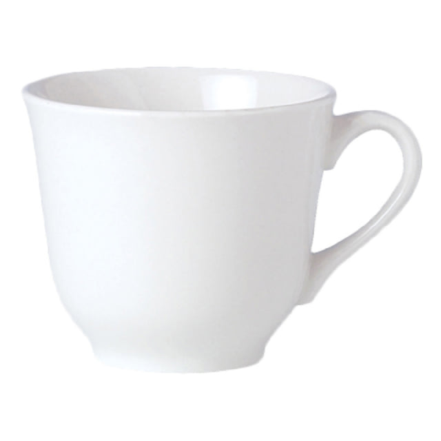 Steelite 11010216 Slimline Cup 7 Oz. 4-1/4"W X 3"H