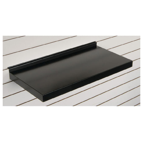 Hubert 76809 - Slatwall Shelf, 24"W X 12"D X 1-1/2"H, Metal