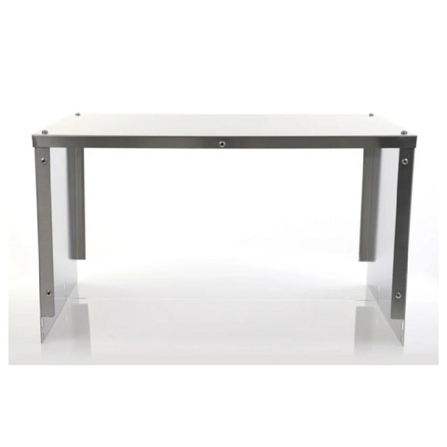 BevLes Company BVSG-18-2 Sneezeguard 18"W For (2) Well Steam Table