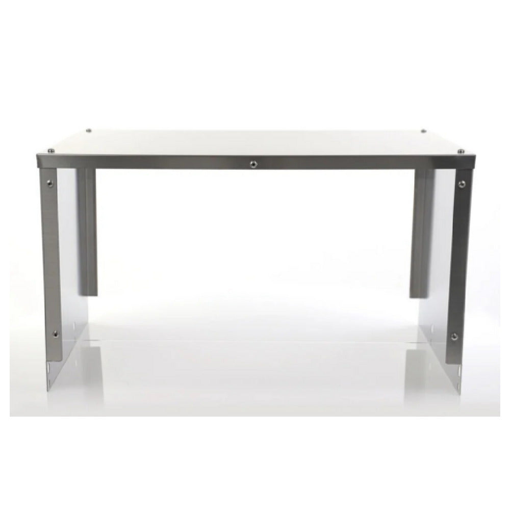 BevLes Company BVSG-12-5 Sneezeguard 12"W For (5) Well Steam Table