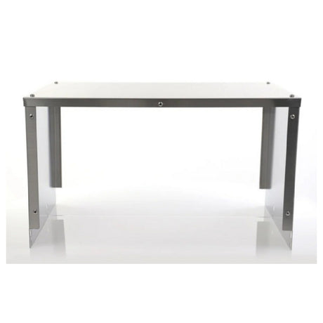 BevLes Company BVSG-12-2 Sneezeguard 12"W For (2) Well Steam Table