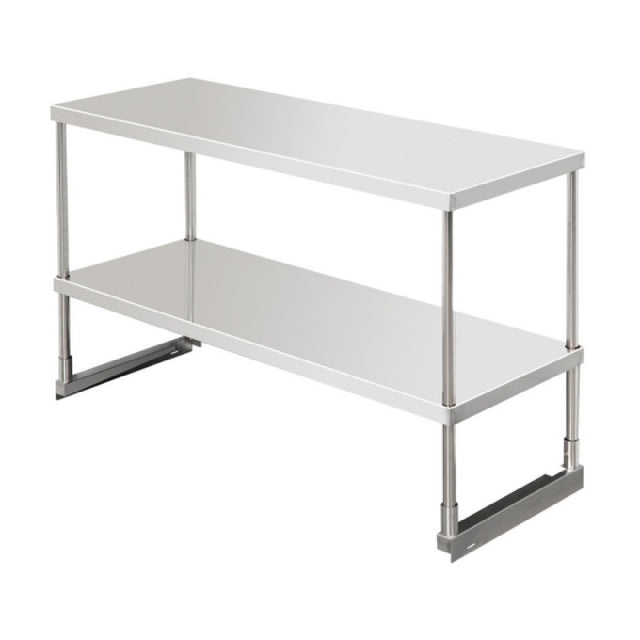 Serv-Ware PPOS-44 - Serv-Ware - Refrigeration - 44" PP Overshelf - Dimensions: 47.5" W X 17.25" D X 29.69" H - Double Tier Overshelf
