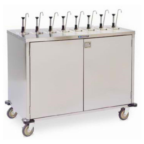 Lakeside 70201 EZ SERVE™ Condiment Cart 50-1/4"W X 27-1/2"D X 48-1/2"H (8) Manual Pumps