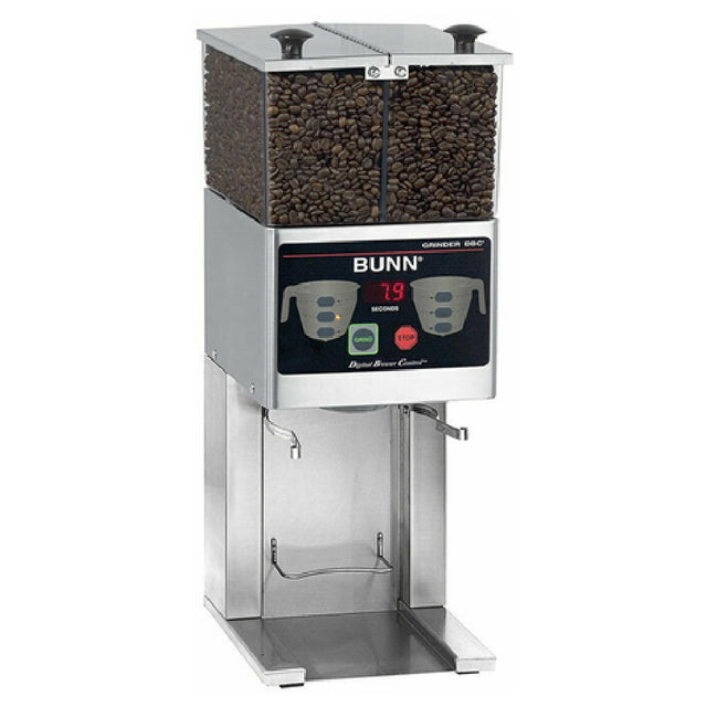 Bunn 36400.0000 FPG-2 DBC French Press Grinder Portion Control Dual 3 Lb. Hoppers Capacity